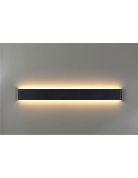 Aplique de pared LED EGEO negro 20W 2700K/3000K