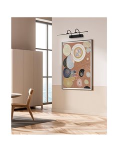 Applique murale LED avec barre lumineuse PARACURU noire 3000K différentes tailles 8W/12W/18W 2