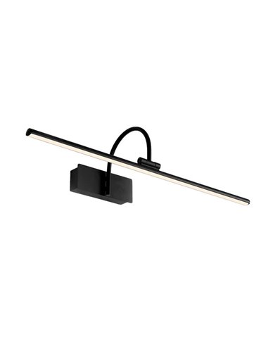 Aplique LED de pared con barra de luz PARACURU negro 3000K distintos tamaños 8W/12W/18W