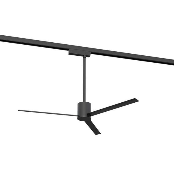 Ventilador de Carril Trifasico MONKEY FAN negro  Sin luz