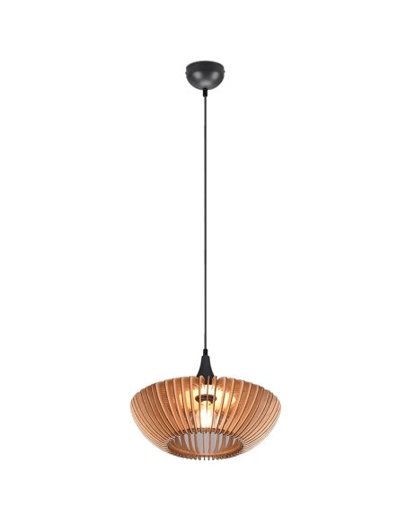 Lámpara colgante LED altura ajustable acabado natural Colino 40W 315900142 Trio Lighting