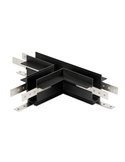 Conexión para empotrar en T para carril magnético MAGNETO negro