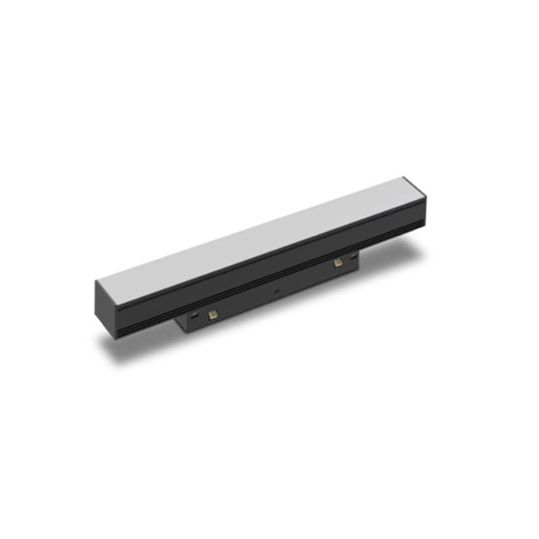 Módulo lineal difusor LED carril magnético MAGNETO negro 8W 2700K con regulación TRIAC