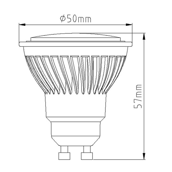 Bombilla LED GU10 9W blanca - BOMBILLAS GU10 - CCT 3000K-4200K-5700K