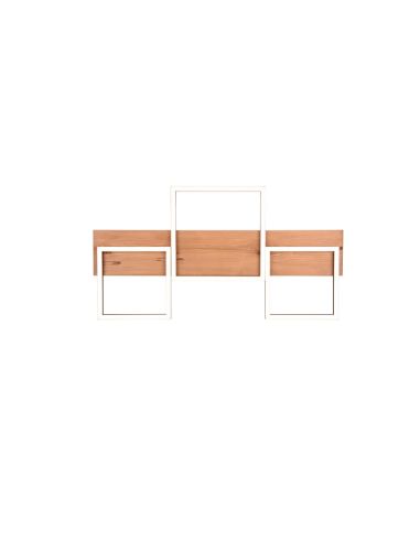 Plafón de techo LED madera y metal varios tamaños Harper 622910332 Pequeño