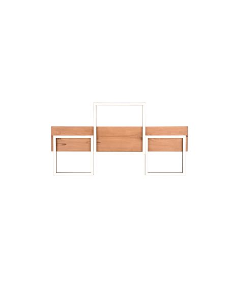 Plafón de techo LED madera y metal varios tamaños Harper 622910332 Pequeño