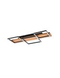 Plafón de techo LED madera y metal varios tamaños Harper 622910332 Pequeño