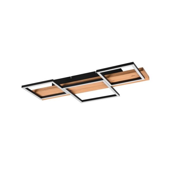 Plafón de techo LED madera y metal varios tamaños Harper 622910332 Pequeño