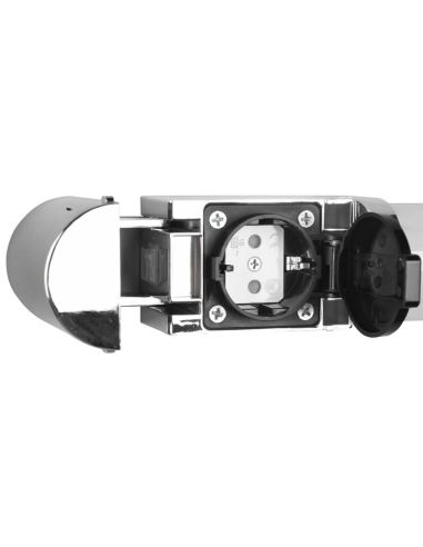 Aplique de Espejo con Interruptor LED Alargado 40cm 8W 850lm 3000K IP44 Cromo 284074206