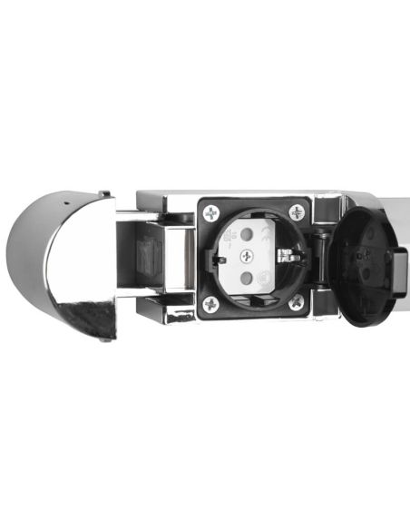 Aplique de Espejo con Interruptor LED Alargado 40cm 8W 850lm 3000K IP44 Cromo 284074206