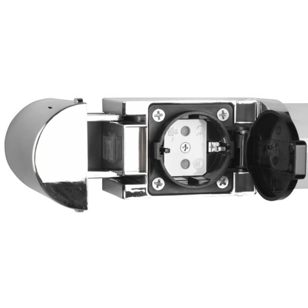 Aplique de Espejo con Interruptor LED Alargado 40cm 8W 850lm 3000K IP44 Cromo 284074206