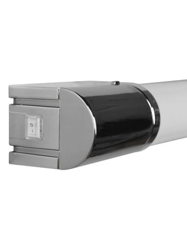 Medidas Aplique Espejo Interruptor LED Alargado 40cm 21W 3000K IP44 Cromo | LeonLeds