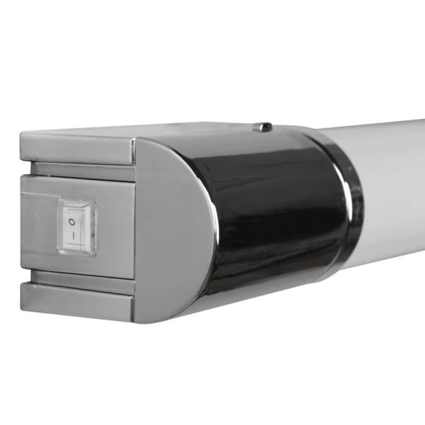 Medidas Aplique Espejo Interruptor LED Alargado 40cm 21W 3000K IP44 Cromo | LeonLeds