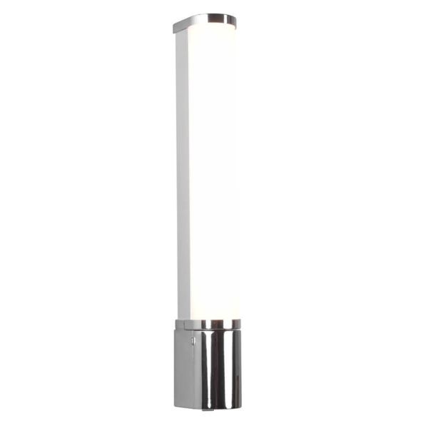 Medidas Aplique Espejo Interruptor LED Alargado 40cm 21W 3000K IP44 Cromo | LeonLeds