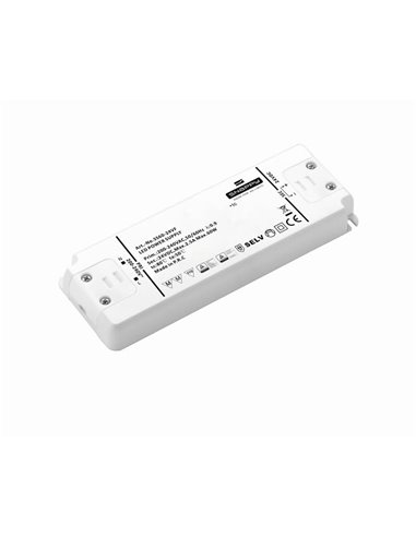 Driver de Tensão Constante Fino IP20 24VDC -60W- Branco, TIRAS LED TIRAS
