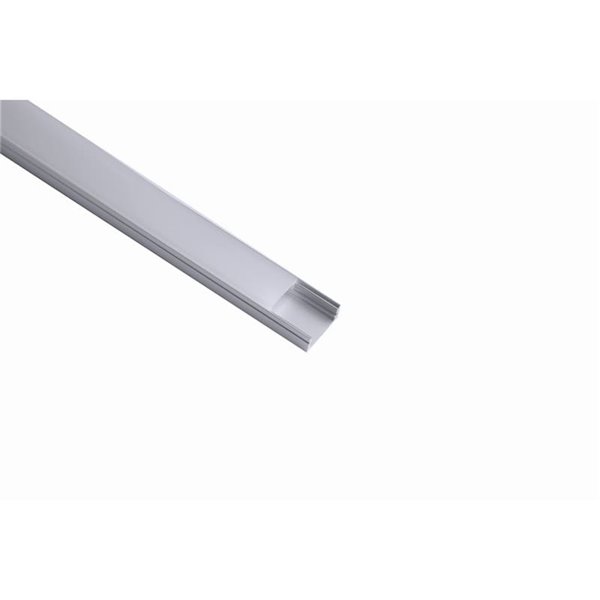 Perfil de alumínio para fita de LED 2000*17,1*8,5 mm -FITAS DE LED-