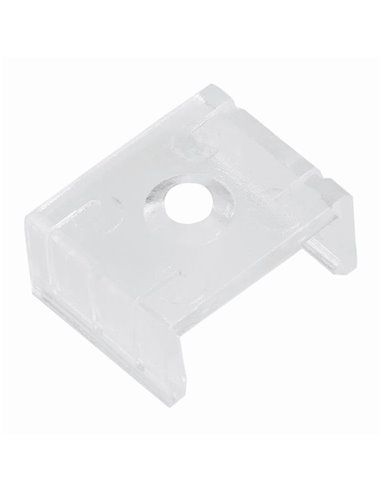 Clip de fixation PC transparent pour profilé 2000*17,1*8,5mm -BANDES LED-