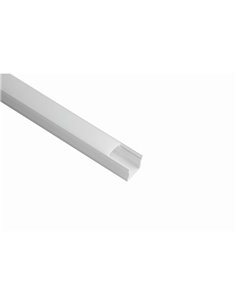 Profilé aluminium blanc 2000*17,1*15,3mm -BANDES LED-