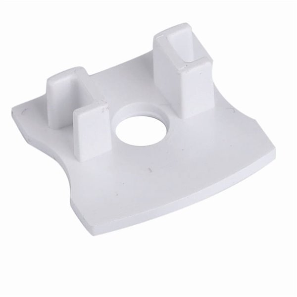 Tapa con agujero blanco para perfil de aluminio 2000*17.1*15,3mm -TIRAS LED STRIPS-