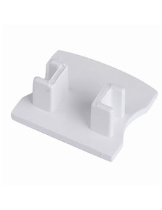 Cache blanc sans trou pour profilé aluminium 2000*17,1*15,3mm-BANDES LED-