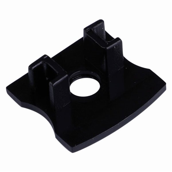 Tapa con agujero negro para perfil de aluminio 2000*17.1*15,3mm -TIRAS LED STRIPS-