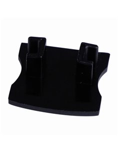 Cache noir pour profilé aluminium 2000 x 17,1 x 15,3 mm - BANDES LED -