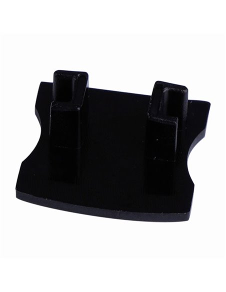 Cache noir pour profilé aluminium 2000 x 17,1 x 15,3 mm - BANDES LED -