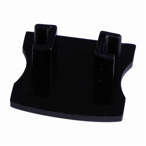 Tapa negra para perfil de aluminio 2000*17.1*15,3mm -TIRAS LED STRIPS-