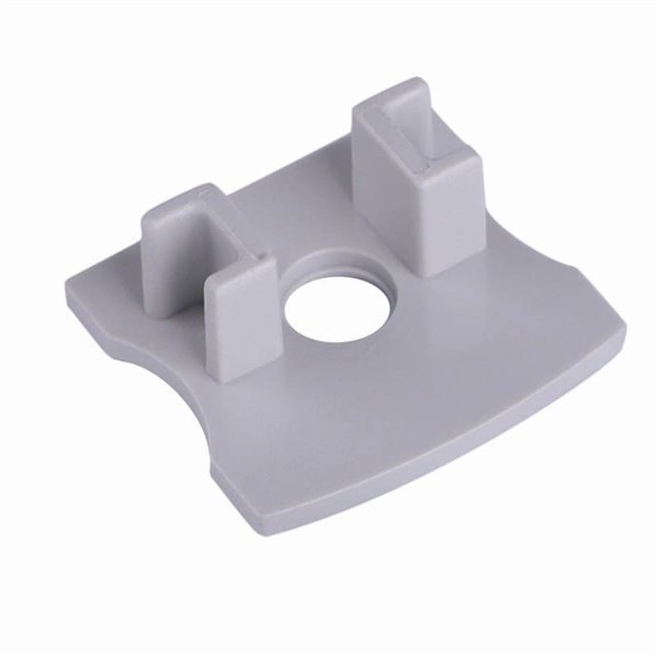 Tampa de furo cinza para perfil de alumínio 2000*17,1*15,3 mm -TIRAS DE LED-