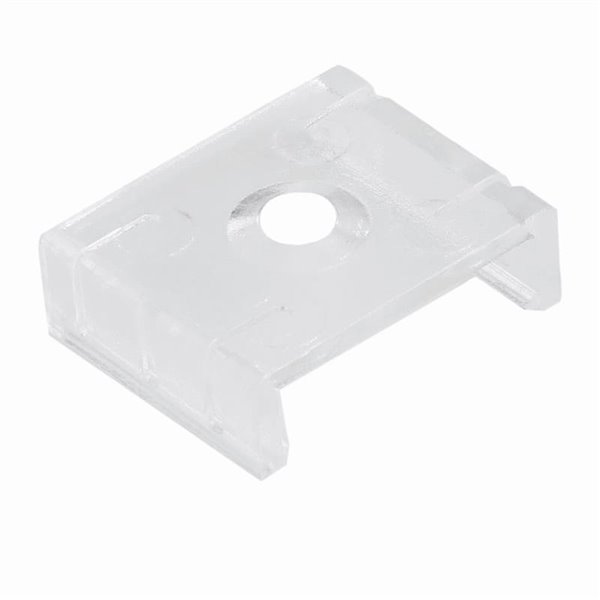 Clipe de fixação transparente para PC 2000*17,1*15,3 mm -TIRAS DE LED-
