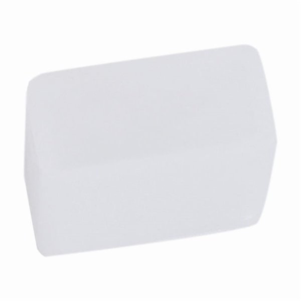 Extremidade de silicone branca sem furos para perfil de alumínio -TIRAS DE LED-