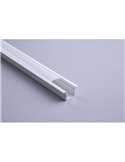 Perfil de aluminio para empotrar blanco 2000*17.3*15,3mm -TIRAS LED STRIPS-
