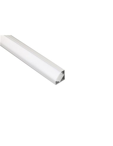 Profilé d'angle en aluminium blanc 2000*18*18mm -BANDES LED-