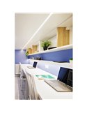 Perfil de Aluminio para empotrar en escayola/pladur 2000*56*15mm -TIRAS LED STRIPS-