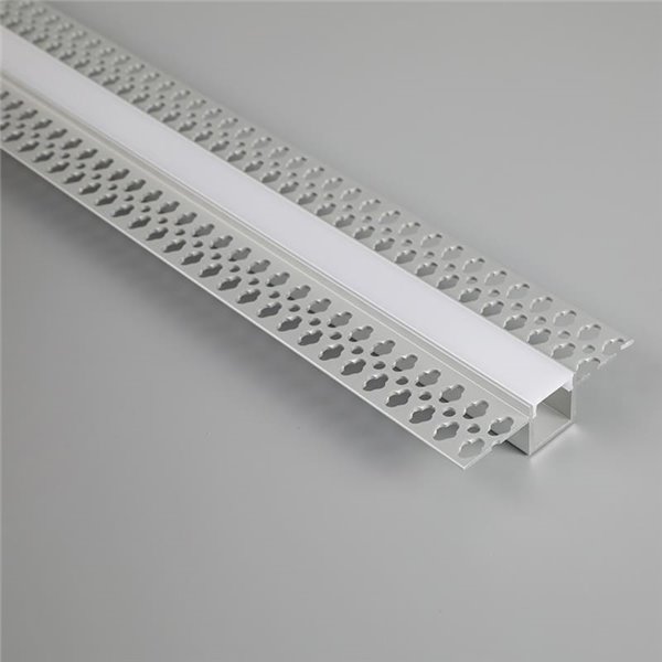 Perfil de Aluminio para empotrar en escayola/pladur 2000*56*15mm -TIRAS LED STRIPS-