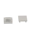 Tapa blanca sin agujero para perfil de empotrar en escayola/yeso 2000*56*15mm -TIRAS LED STRIPS-
