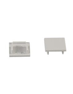 Tapa blanca sin agujero para perfil de empotrar en escayola/yeso 2000*56*15mm -TIRAS LED STRIPS-