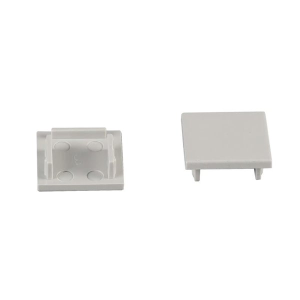 Tapa blanca sin agujero para perfil de empotrar en escayola/yeso 2000*56*15mm -TIRAS LED STRIPS-