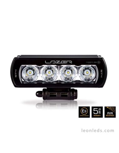 Barre lumineuse LED Lazer Lamps ST4 Evolution, homologuée pour véhicules 4x4 et camions, 43 watts, noire | LeonLeds