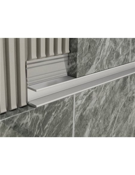 Perfil de Aluminio para empotrar en escayola/pladur 2000*35*11mm -TIRAS LED STRIPS-