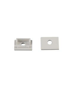Cache blanc avec trou pour profilé encastré en plâtre/gypse 2000*35*11mm -BANDES LED-