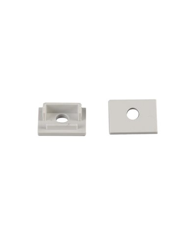 Cache blanc avec trou pour profilé encastré en plâtre/gypse 2000*35*11mm -BANDES LED-