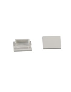 Cache blanc sans trou pour profilé encastré en plâtre/gypse 2000*35*11mm -BANDES LED-