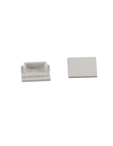 Cache blanc sans trou pour profilé encastré en plâtre/gypse 2000*35*11mm -BANDES LED-