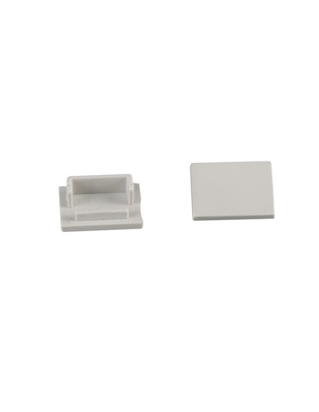 Cache blanc sans trou pour profilé encastré en plâtre/gypse 2000*35*11mm -BANDES LED-