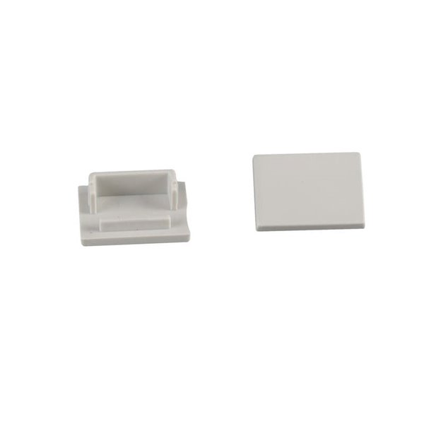 Cache blanc sans trou pour profilé encastré en plâtre/gypse 2000*35*11mm -BANDES LED-