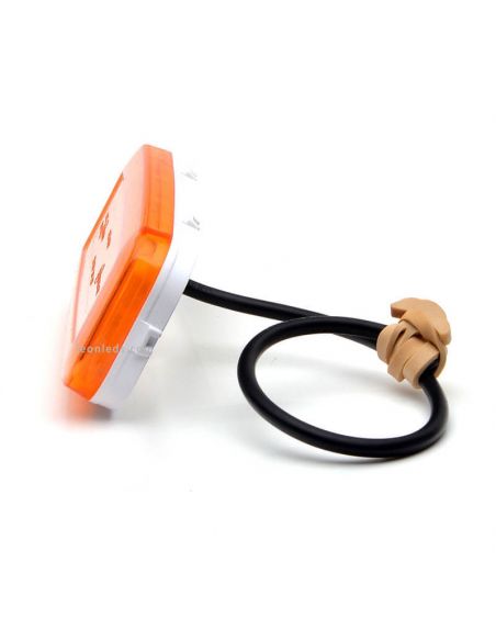 Feu LED clignotant rectangulaire 1481 2A 12V 24V Était | LéonLeds