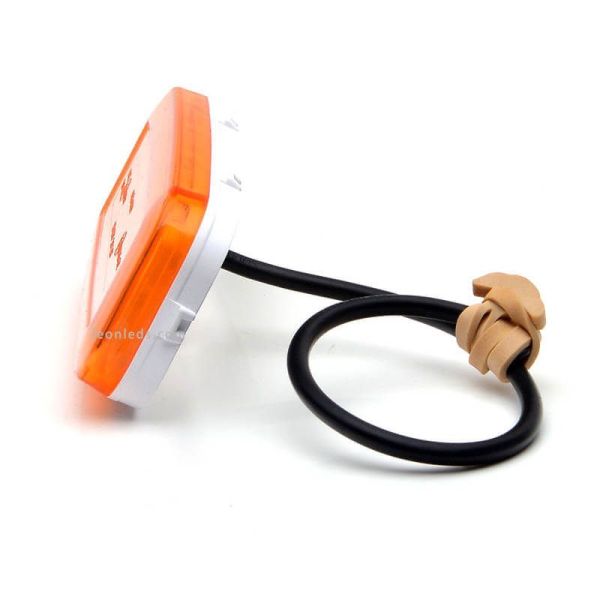 Feu LED clignotant rectangulaire 1481 2A 12V 24V Était | LéonLeds