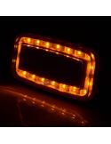 Piloto LED intermitente rectangular 1481 2A 12V 24V Was | LeonLeds