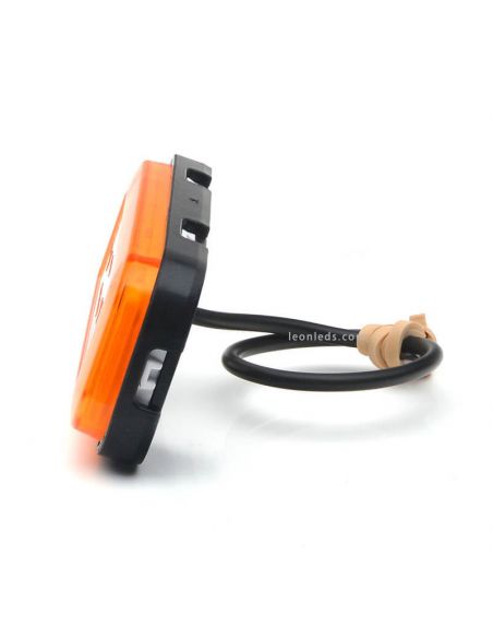 Piloto LED intermitente rectangular 1481 2A 12V 24V Was | LeonLeds